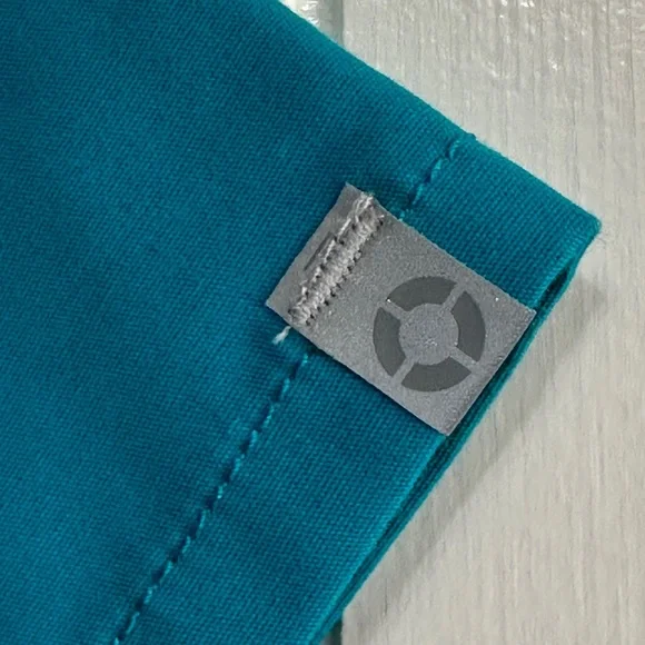 Code Happy Teal Scrubs Top XS - Picture 4 of 8